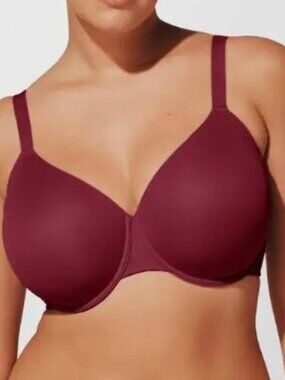 NWT ThirdLove 34D Comfort Stretch Smoothing Full Coverage Underwire Bra Syrah